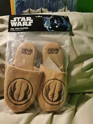 Buy Star Wars Slippers Mens Jedi Mule Slip On House Shoes Loafers UK 5-7 • 15£