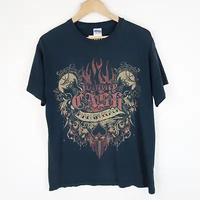 Buy Johnny Cash Vintage Man In Black Band T-shirt Retro Rock SZ M   (M9517) • 14.95£