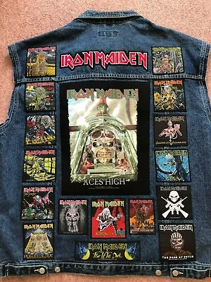 Buy Custom Battle Jacket W/ Your Personal Patch Collection Heavy Metal Doom Death • 205£