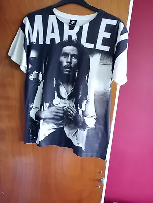 Buy Bob Marley  Black & White T.Shirt Large Trend Gear  • 10£