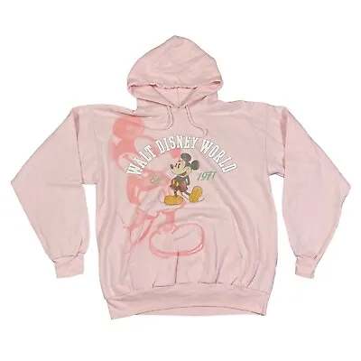 Buy Disney Parks Mickey Mouse Hoodie L UK 14 16 Jumper Sweatshirt Disneyland Y2K • 9.79£