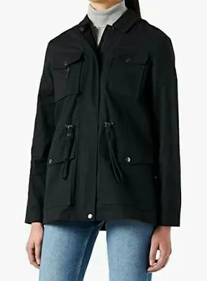 Buy Meraki Ladies Cw1417 Black 100 % Cotton Field Jacket Coat 3xl Uk 20 Rrp £58 +  • 19.99£