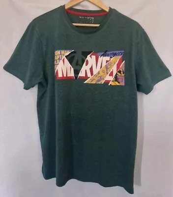 Buy Marvel Avengers T Shirt Green Size XL  • 14£