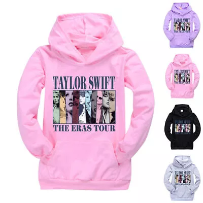 Buy Children Girls Taylor Swiftie Print Hoodie Sweatshirt Daily Pullover Top • 10.89£