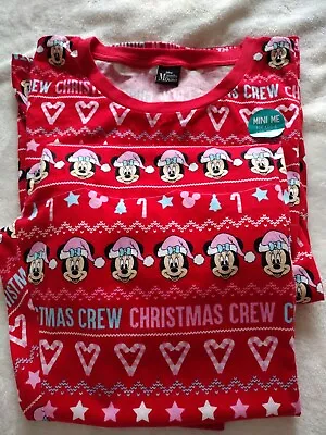 Buy Disney Christmas Pyjamas Ladies Medium  Bnwot Minnie Mouse Matalan  • 9.99£