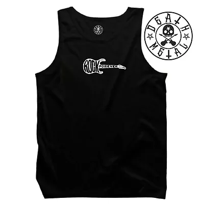 Buy Rock Forever Vest Music Clothing Hip Hop Guitar Band Retro Punk Classic Tank Top • 11.03£
