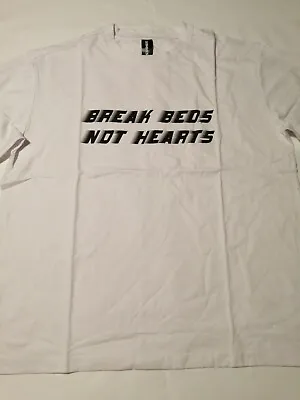 Buy Sinner Break Beds Not Hearts Tshirt White Size L • 19.99£