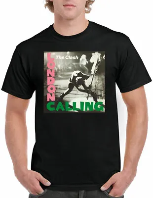Buy The Clash London Calling Album Punk Rock New Wave Music Band T Shirt CLA10077 • 29.64£