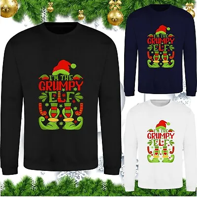 Buy I'm Grumpy Elf Christmas Jumper Funny Santa Elf Sarcastic Xmas Festive Gift Top • 19.99£