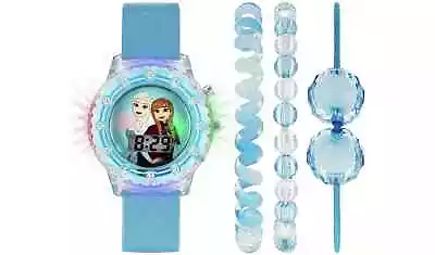 Buy Disney Frozen Stone Set Light Up Watch And Jewellery Set • 8.99£