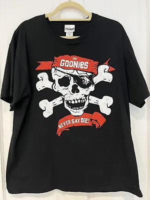 Buy Warner Bros The Goonies Men’s Black Short Sleeved T-shirt Size XL • 7.99£