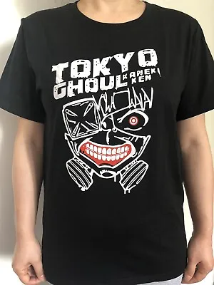 Buy UK Seller Japanese Manga Tokyo Ghoul Ken Kaneki Unisex Black T-Shirt Cotton • 12.99£