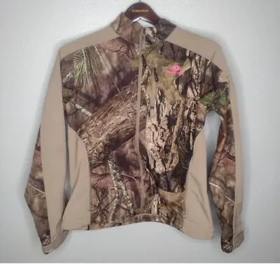 Buy Mossy Oak Women's Camouflage Jacket Small Hunting Outdoor Zip Up Collar S1 • 9.44£
