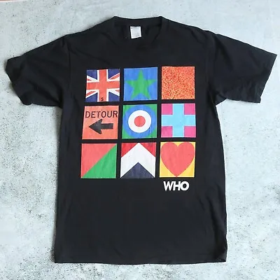 Buy The Who T Shirt WHO 2019 Album Black Medium Peter Blake Pop Art Mod RAF Roundel • 9.99£