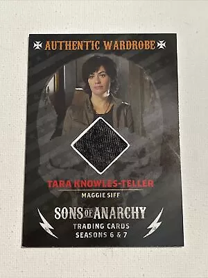 Buy 2015 Sons Of Anarchy Authentic Wardrobe Card Of Tara Knowles-Teller  #M04 SP • 33.07£