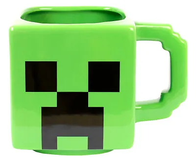 Buy Minecraft Creeper Mug 600ml Ceramic - Gaming - Mojang - Merch • 9.99£