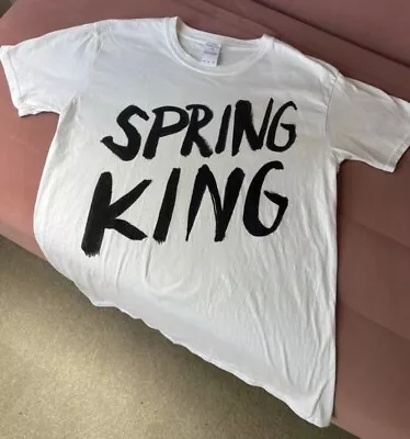 Buy Spring King T Shirt Rare Garage Rock Band Merch Tee Size Medium White • 13.50£