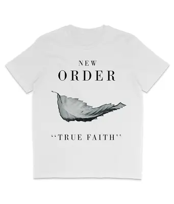 Buy New Order - True Faith - 1987 - Monochrome - Organic T-shirt - Factory Records • 19.99£