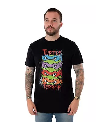 Buy Teenage Mutant Ninja Turtles Black Short Sleeved T-Shirt (Mens) • 16.99£
