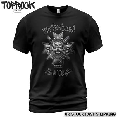 Buy Motörhead Bad Magic T-Shirt Rock Band Short Sleeve Shirt S-5XL Black Motorhead • 19.07£