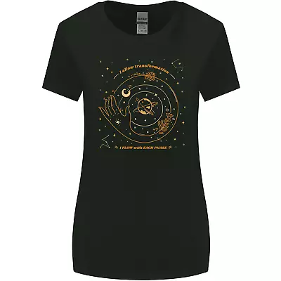 Buy Moon Phases Celestial Pagan Womens Wider Cut T-Shirt • 8.75£