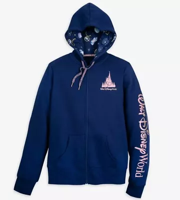 Buy Walt Disney World 50th Anniversary Hoodie Zip Up  Sweatshirt Womens Size Small • 89£
