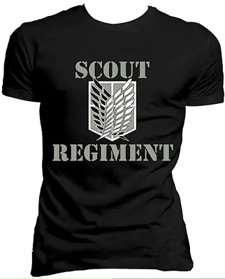 Buy 60x Attack On Titan Scout Regiment Official Mens T Shirts - Job Lot Wholesale • 199.99£
