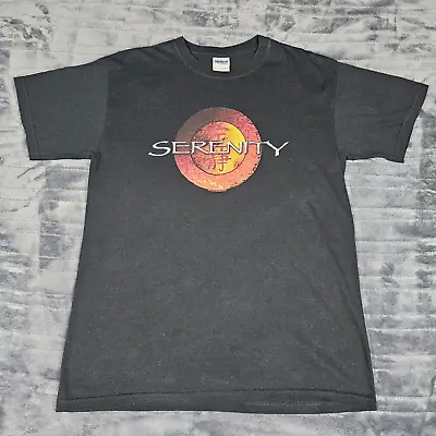 Buy Serenity FireFly Shirt Adult Medium Black Movie Promo 2005 Universal Studios Tee • 31.47£