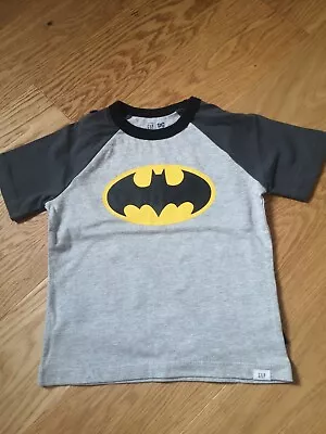 Buy New Baby GAP Batman Boys T-shirt Top Detachable Cape 2 Years • 4.50£