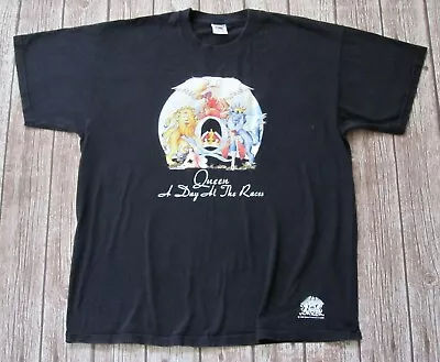 Buy Queen - A Day At The Races - Official Heavy Cotton Album T-Shirt 2008 XL • 19.95£
