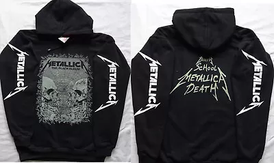 Buy Metallica Birth School Metallica Death Black Album Hoodie Hooded Rock Metal Band • 53.16£