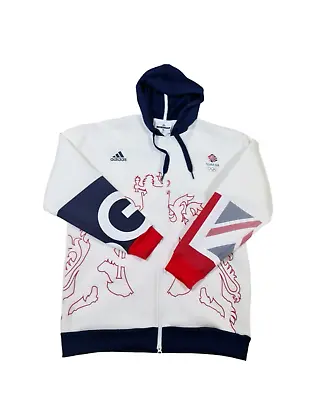 Buy Adidas Team GB Village Wear Mens Hoody Size Large 42  Chest • 81.47£