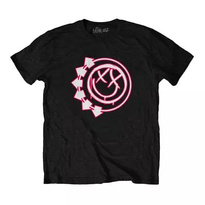 Buy Blink Six Arrow Smiley Crew Neck T-Shirt - Rock Music Merch Gifts • 12.95£