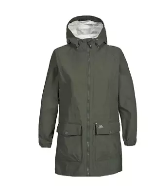 Buy Trespass Females Stormcloud Jacket M ≈ 12 UK - 36in/91.4cm Colour  IVY Rain Coat • 34.89£