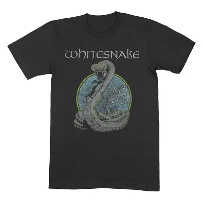 Buy Whitesnake Circle Snake Black T-Shirt NEW OFFICIAL • 17.69£