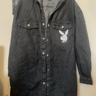 Buy Playboy Dark Denim Jacket (Size 4) • 25£