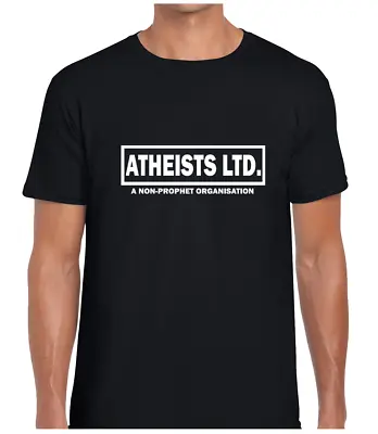 Buy Atheists Ltd Mens T Shirt Tee Funny Joke Design Comedy Gift Present Idea Top • 8.99£