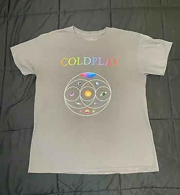 Buy Coldplay Music Of The Spheres 2022 Tour Large Tee Shirt • 18.89£