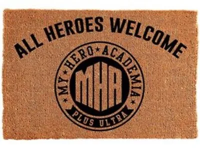 Buy Impact Merch. Doormat: My Hero Academia - All Heroes Welcome 400mm X 600mm • 18.94£