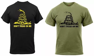Buy T-Shirt Don't Tread On Me Vintage Military Type Gadsden Flag Shirt Rothco • 13.22£