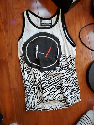 Buy Twenty One Pilots Band Tank Top Mens Size Small Official Merch Blurryface Cotton • 14.25£