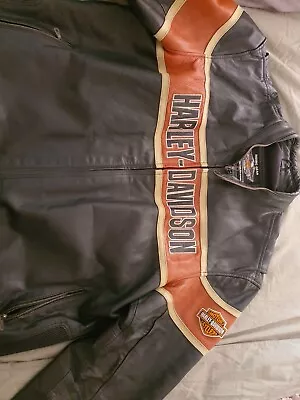Buy Harley-Davidson Xxxl Leather Jacket • 60£
