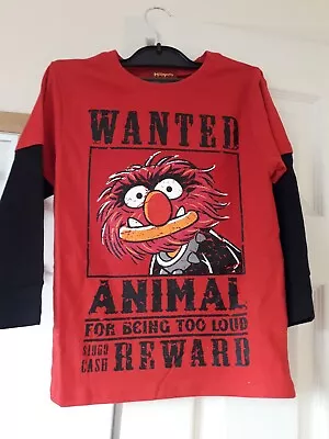 Buy Kids / Childs  Muppets T Shirt -  Animal New With Tags Age 5-6 Years • 3.50£