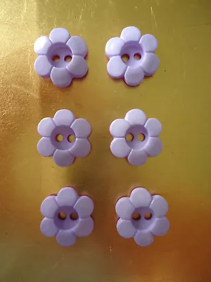 Buy Daisy Acrylic Buttons, Flower Buttons, PACK OF 6, In 4 Sizes And Many Colours • 2.19£