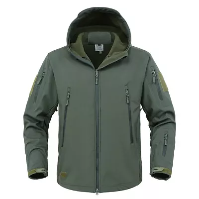 Buy Jacket Windbreaker Tactical Soft Shell Mens Jacket Waterproof Coat Army Military • 23.88£