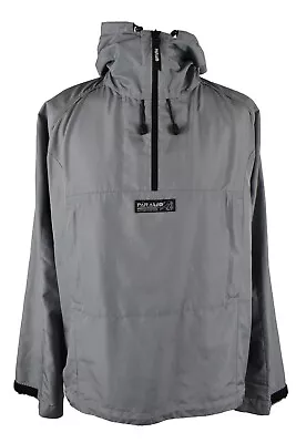 Buy PARAMO Nikwax Grey Windbreaker Jacket Size L Mens Half Zip Pullover Outdoors • 55£