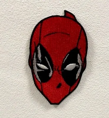Buy Deadpool Face Badge Clothes Iron On Sew On Embroidered Patch Appliqué • 2.79£