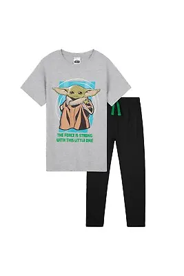 Buy DISNEY Kids Mandalorian Pyjama Set Nightwear Top And Bottoms • 14.49£