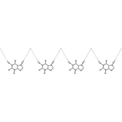Buy 4 Pack Chemical Necklace Alloy Miss Organic Chemistry Jewelry • 12.19£