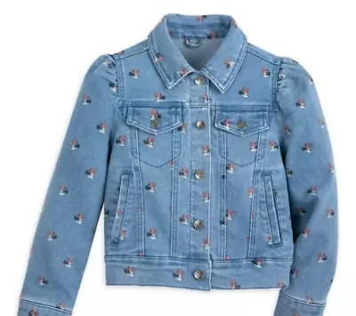 Buy Size 4 Minnie Mouse Denim Jacket NIP Disney Store  • 33.06£